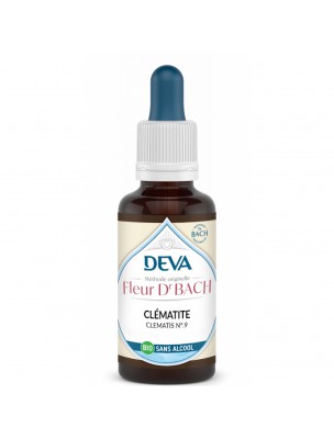 Image de Clématite Sans Alcool Bio - Présence Élixir Floral de Bach 30 ml - Deva depuis Achetez les produits Deva à l'herboristerie Louis (2)