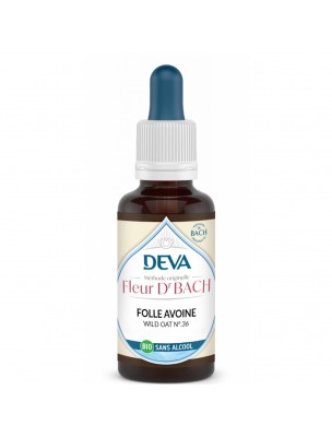 Image de Folle avoine Sans Alcool Bio - Reconnaissance de ses capacités Élixir Floral de Bach 30 ml - Deva depuis Achetez les produits Deva à l'herboristerie Louis (3)