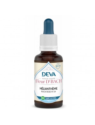 Image de Hélianthème Sans Alcool Bio - Courage et Force morale Élixir Floral de Bach 30 ml - Deva depuis Achetez les produits Deva à l'herboristerie Louis (3)