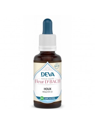 Image de Houx Sans Alcool Bio - Amour sincère et Pardon Élixir Floral de Bach 30 ml - Deva depuis Achetez les produits Deva à l'herboristerie Louis (3)
