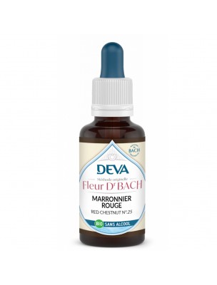 Image de Marronnier rouge Sans Alcool Bio - Sérénité envers autrui Élixir Floral de Bach 30 ml - Deva depuis Achetez les produits Deva à l'herboristerie Louis (4)