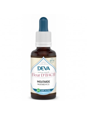 Image de Moutarde Sans Alcool Bio - Sérénité et Joie Élixir Floral de Bach 30 ml - Deva depuis Achetez les produits Deva à l'herboristerie Louis (4)
