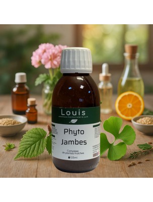 Image de Phyto Jambes Bio - Teinture mère de plantes 125 ml depuis Herboristerie Bio Louis - Paris, Province et en ligne