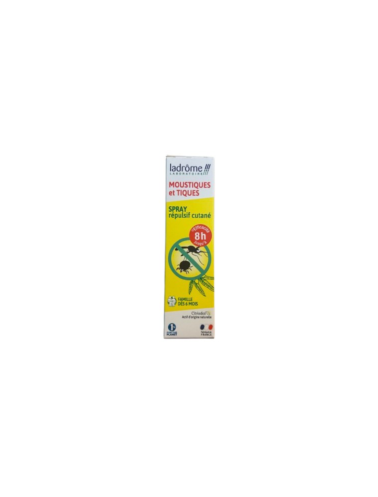 Image principale de la modale pour Spray Moustiques et Tiques - Répulsif Cutané 50ml - Ladrôme