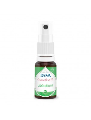 Image 75002 supplémentaire pour Libérations Bio - Changement d'Habitude Composé floral n°6 Spray de 15 ml - Deva