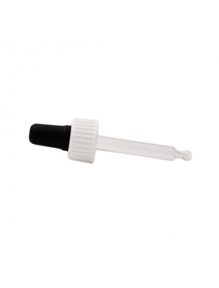 Achetez Pipette Compte-Gouttes pour Flacon de 10 ml à l'herboristerie Louis Image principale de Pipette Compte-Gouttes pour Flacon de 10 ml