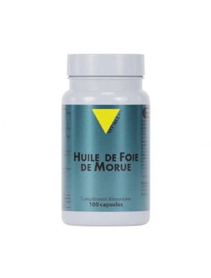 Image de Huile de Foie de Morue - Immunité et Capital et Osseux 100 Capsules - Vit'all+ depuis Achetez les produits Vit'All + à l'herboristerie Louis (3)