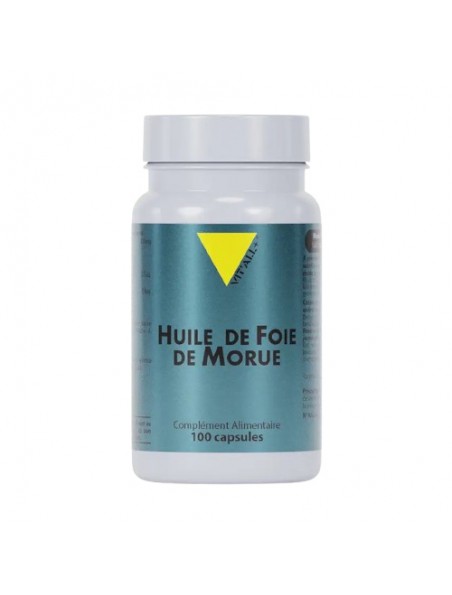 Image principale de Huile de Foie de Morue - Immunité et Capital et Osseux 100 Capsules - Vit'all+