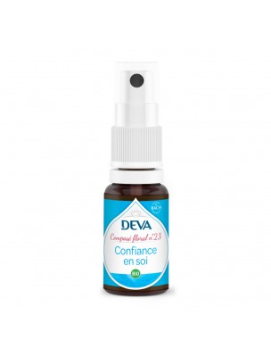Image 75090 supplémentaire pour Confiance en Soi Bio - Oser être soi-même Composé floral n°23 Spray de 15 ml - Deva