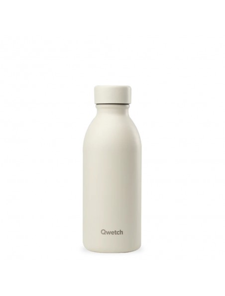 Achetez Bouteille Isotherme Matt Sable - Hydratation 500 ml - Qwetch à l'herboristerie Louis Image principale de Bouteille Isotherme Matt Sable - Hydratation 500 ml - Qwetch
