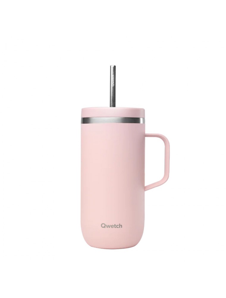Image principale de la modale pour Cold Cup Isotherme Pastel Rose - Hydratation 600 ml - Qwetch