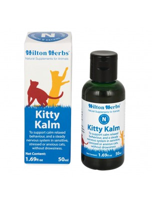 Image de Kitty Kalm - Système nerveux des chats 50 ml - Hilton Herbs depuis louis-herboristerie