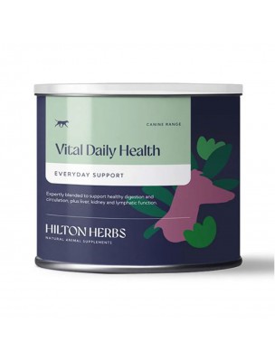 Image de Vital Daily Health - Santé optimale du chien 125g - Hilton Herbs depuis louis-herboristerie