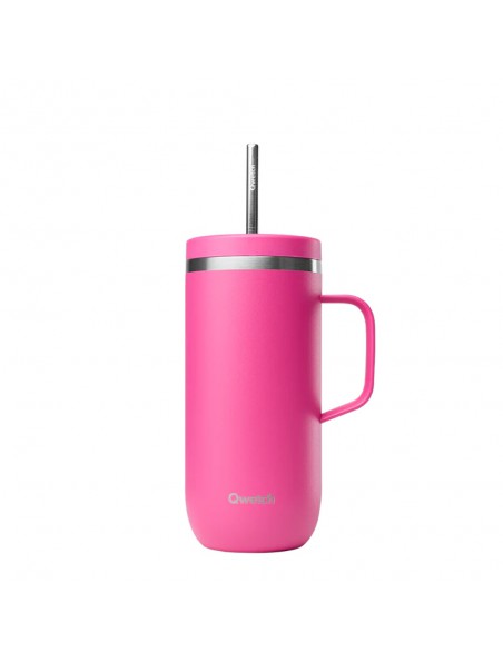 Achetez Cold Cup Isotherme Matt Magenta - Hydratation 600 ml - Qwetch à l'herboristerie Louis Image principale de Cold Cup Isotherme Matt Magenta - Hydratation 600 ml - Qwetch