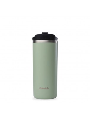 Image 75275 supplémentaire pour Travel Mug Isotherme Matt Vert Tilleul - Hydratation 470 ml - Qwetch