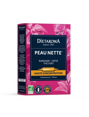 Image de C.I.P. Peau Nette Bio - Peau 20 ampoules - Dietaroma depuis Votre panier de plantes naturelles et bio à l'herboristerie Louis