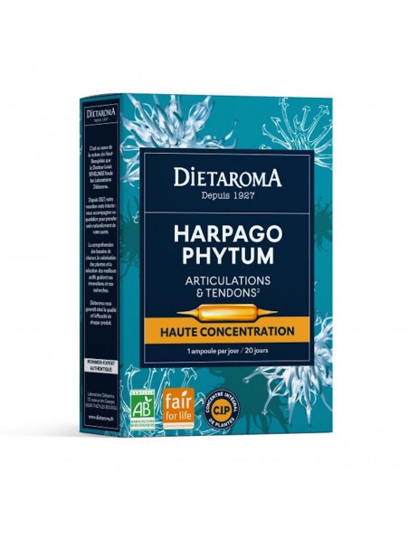 Image principale de C.I.P. Harpagophytum Bio - Articulations 20 ampoules - Dietaroma