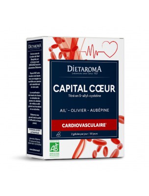 Image de Capital Coeur (Ail Olivier Aubépine) Bio - Système Circulatoire 60 gélules - Dietaroma depuis Olivier bourgeon Bio - Herbalgem