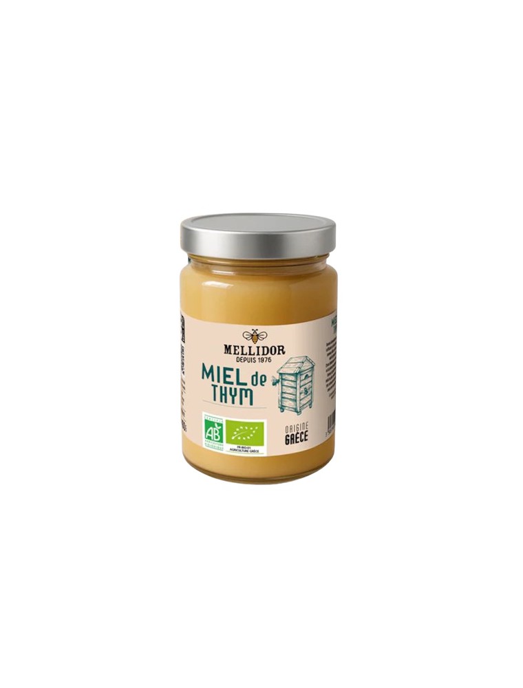 Image principale de la modale pour Miel de Thym Bio - Miel Puissant et Corsé 400g - Mellidor