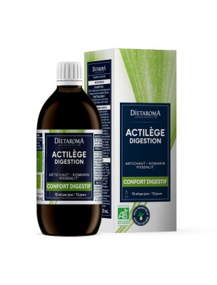 Image de Actilège Bio - Digestion et Foie 200ml - Dietaroma depuis Achetez les produits Dietaroma à l'herboristerie Louis