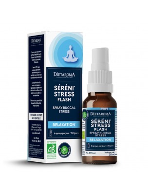 Image 75380 supplémentaire pour Séréni'Stress Flash Bio - Détente et Relaxation Spray de 30 ml - Dietaroma