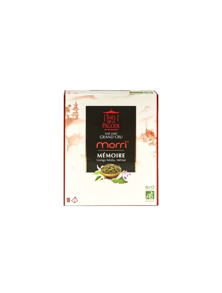 Image principale de la modale pour Morri Bio - Mémoire 18 Infusettes - Thés de la Pagode