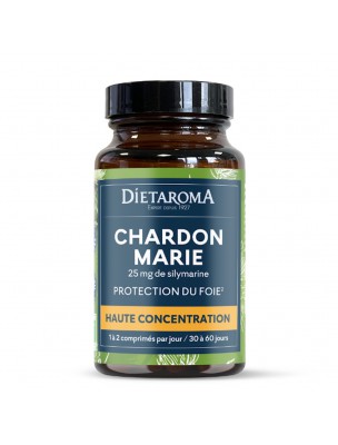 Image de Chardon Marie Bio - Fonction Hépatique 60 comprimés - Dietaroma depuis ▷ Meilleures ventes de plantes médicinales à l'herboristerie