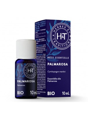 Image de Palmarosa bio - Huile essentielle de Cymbopogon martinii 10 ml - Herbes et Traditions depuis Achetez les produits Herbes et Traditions à l'herboristerie Louis (3)