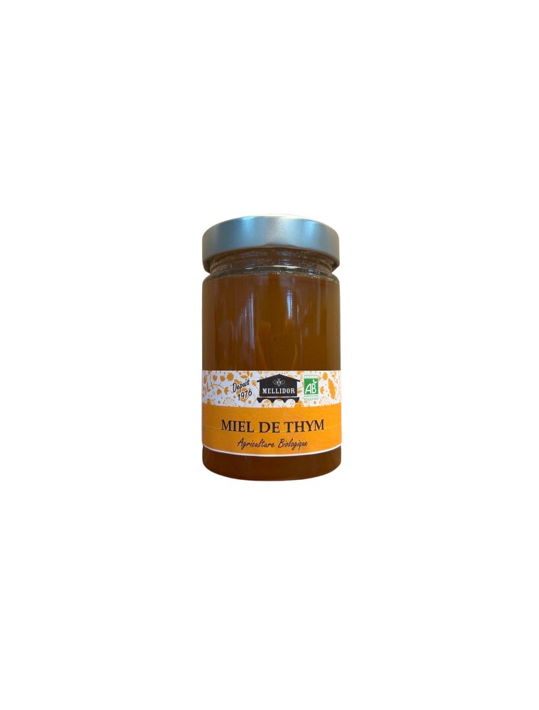 Image principale de la modale pour Miel de Thym Bio - Miel Puissant et Corsé 400g - Mellidor