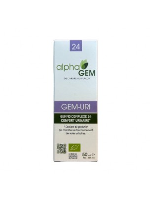 Image de Gem-Uri Complexe n°24 Bio - Confort Urinaire 50 ml - Alphagem depuis Achetez les produits AlphaGEM à l'herboristerie Louis (3)