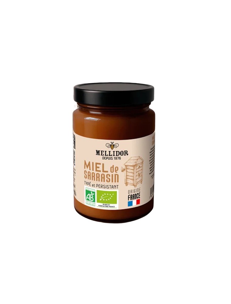 Image principale de la modale pour Miel de Sarrasin Bio - Miel Typé et Persistant 400g - Mellidor