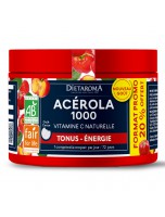 Image de Acérola 1000 Bio - Pilulier Réduction de la fatigue 60 comprimés + 20% offert - Dietaroma depuis Herboristerie Louis - Produits de phytothérapie et d'herboristerie en ligne