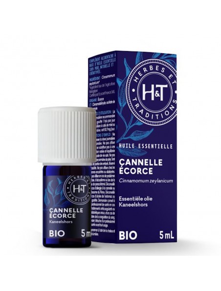 Image principale de Cannelle Ecorce Bio - Huile essentielle Cinnamomum zeylanicum 5 ml - Herbes et Traditions