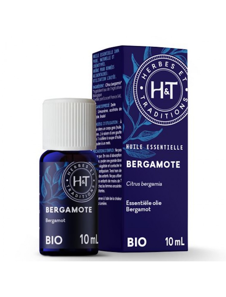 Image principale de la modale pour Bergamote Bio - Huile essentielle de Citrus Bergamia 10 ml - Herbes et Traditions