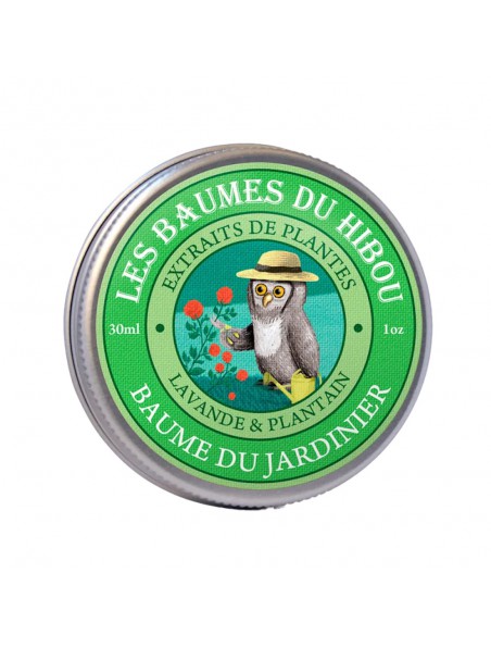 Achetez Baume du Jardinier Bio - Apaisant et Cicatrisant 30 ml - Baume du hibou à l'herboristerie Louis Image principale de Baume du Jardinier Bio - Apaisant et Cicatrisant 30 ml - Baume du hibou