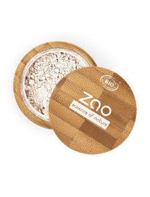 Image de Mineral silk Bio - Matifiante 500 13,5 grammes - Zao Make-up depuis Poudre Exfoliante Bio à la Coquille d'Huître Blanche - Perlucine