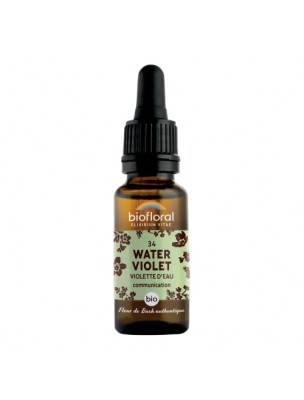 Image de Water Violet n°34 - Communication et Socialbilité Bio aux fleurs de Bach 20 ml - Biofloral depuis Achetez les produits Biofloral à l'herboristerie Louis (2)