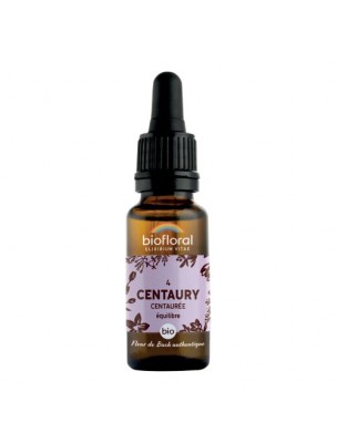 Image de Centaury Centaurée n°4 - Calme et Équilibre Bio aux Fleurs de Bach 20 ml - Biofloral depuis Achetez les produits Biofloral à l'herboristerie Louis