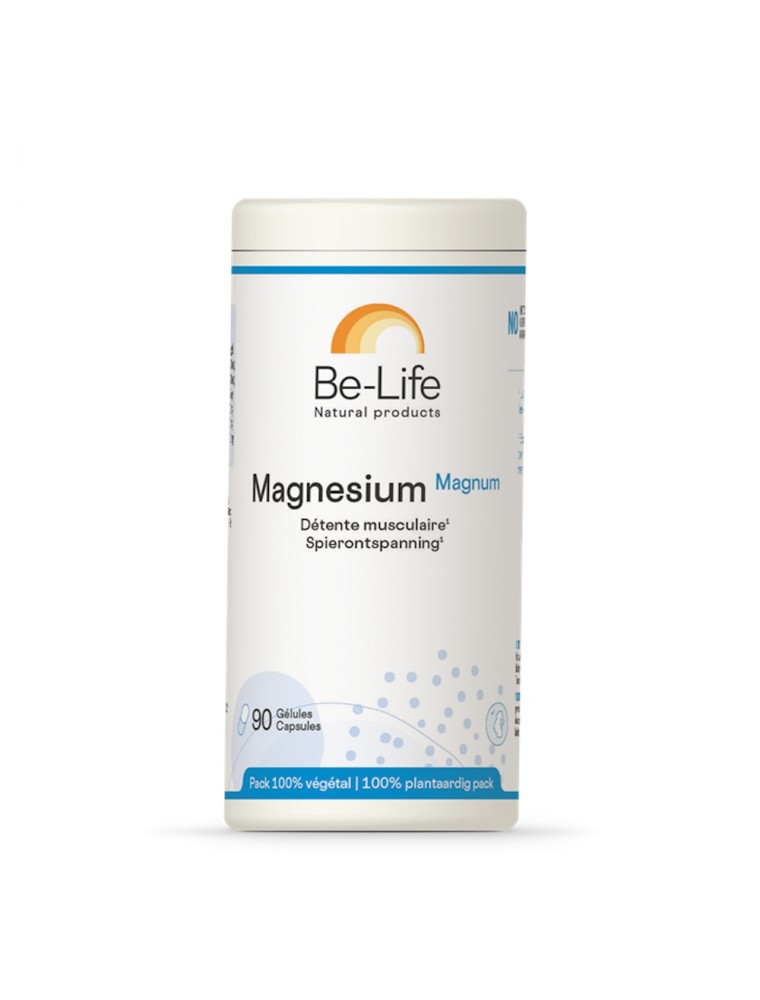 Image principale de la modale pour Magnésium Magnum - Energie et Détente 90 gélules - Be-Life