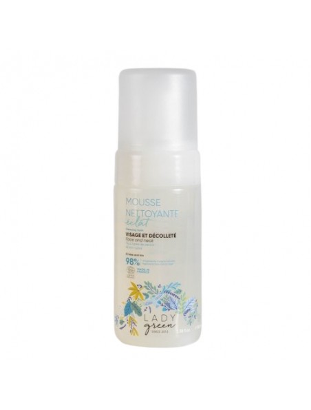 Image principale de Mousse Nettoyante Eclat Bio - Soin du Visage 100 ml - Lady Green