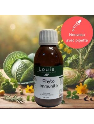 Image de Phyto Immunité Bio - Teinture mère de plantes 125 ml depuis Louis Yu Ping Feng San - pour renforcer l'immunité et booster le tonus