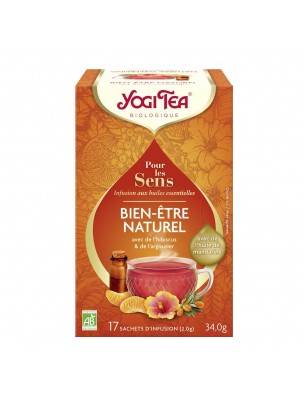 Image de Bien-Être Naturel Bio - Infusion aux huiles essentielles 17 sachets - Yogi Tea depuis Achetez les produits Yogi Tea à l'herboristerie Louis