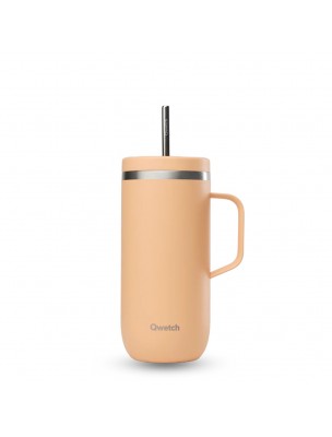 Image de Cold Cup Isotherme Matt Abricot - Hydratation 600 ml - Qwetch depuis Achetez les nouvelles tisanes arrivées à l'herboristerie Louis