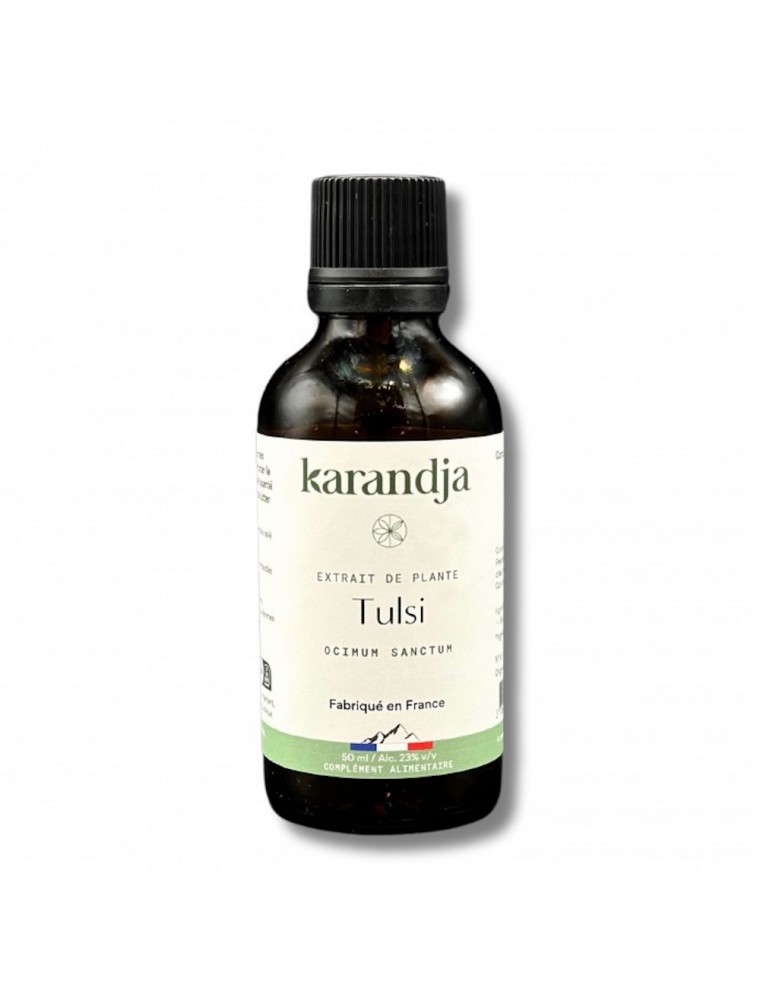 Image principale de la modale pour Tulsi Bio - Teinture-Mère d'Ocimum Sanctum 50 ml - Karandja
