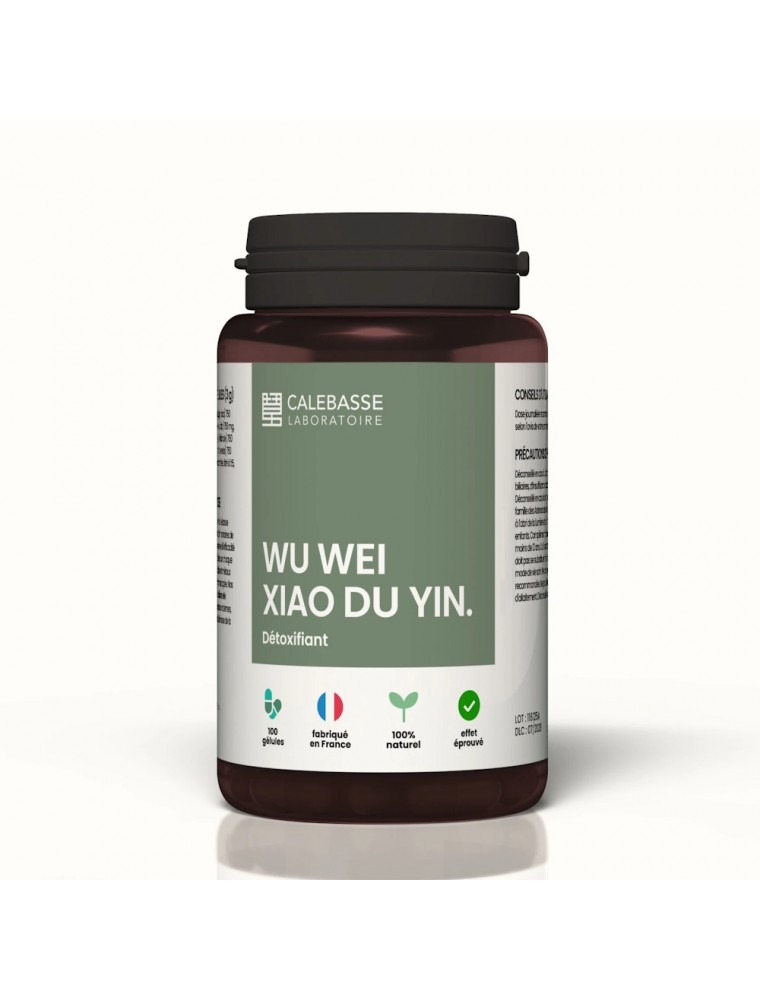 Image principale de la modale pour Wu Wei Xiao Du Yin - Détox 100 gélules - Calebasse