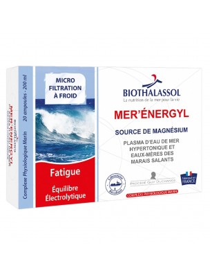 Image de Mer'Energyl - Fatigue 20 ampoules - Biothalassol depuis Achetez les nouvelles tisanes arrivées à l'herboristerie Louis