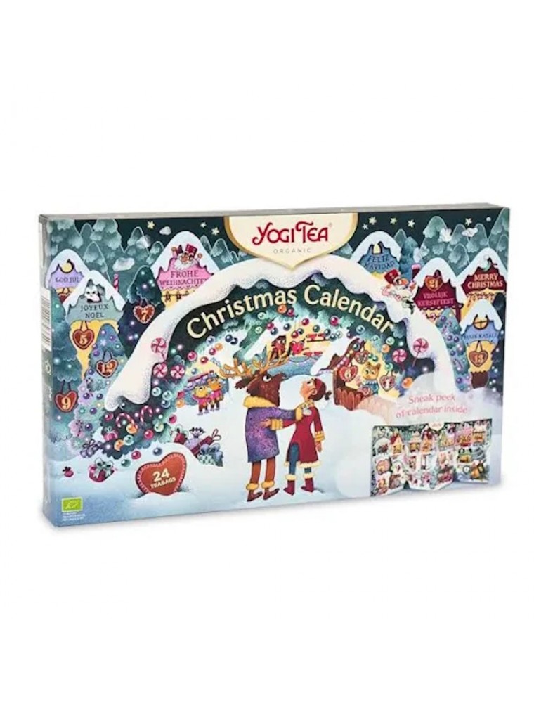 Image principale de la modale pour Calendrier de l'Avent Bio - Infusions Ayurvédiques 24 sachets - Yogi Tea