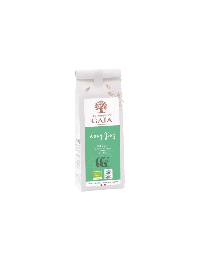 Image principale de la modale pour Long Jing Bio - Thé Vert 100 g - Les Jardins de Gaïa