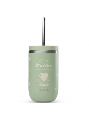 Image de Cold Cup Isotherme Cool Club Vert Tilleul - Hydratation 470 ml - Qwetch depuis Qwetch