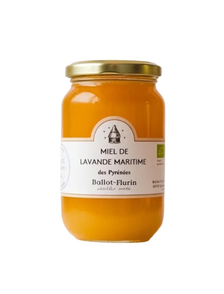 Image principale de la modale pour Miel de Lavande Maritime Bio - Miel Doux et Floral 480g - Ballot-Flurin